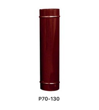 Труба димохідна P70-130 (70см/13см) коричнева/чорна 9102 фото