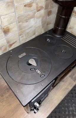 EK-4010 Дров'яна піч-кухня &laquo;євро буржуйка&raquo; з духовкою 4010 фото